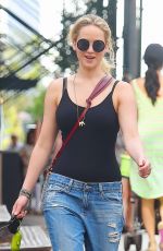 JENNIFER LAWRENCE in Ripped Jeans Out and About in New York 05/25/2015