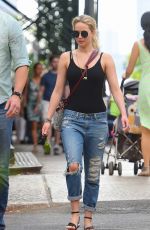 JENNIFER LAWRENCE in Ripped Jeans Out and About in New York 05/25/2015