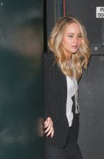 JENNIFER LAWRENCE Leaves An Evening with Judd Apatow in Los Angeles