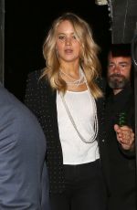 JENNIFER LAWRENCE Leaves An Evening with Judd Apatow in Los Angeles