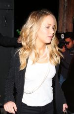JENNIFER LAWRENCE Leaves An Evening with Judd Apatow in Los Angeles