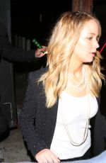 JENNIFER LAWRENCE Leaves An Evening with Judd Apatow in Los Angeles