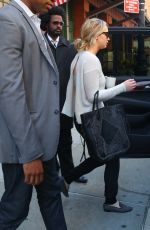JENNIFER LAWRENCE Leaves Greenwich Hotel in Tribeca 05/02/2015