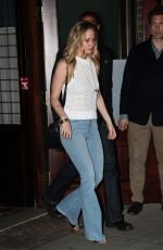 JENNIFER LAWRENCE Leaves Her Hotel in New York 05/01/2015