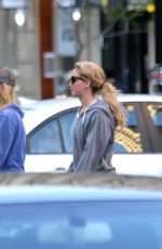 JENNIFER LAWRENCE Walks Her Dog Out in Montreal 05/51/2015