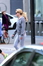 JENNIFER LAWRENCE Walks Her Dog Out in Montreal 05/51/2015