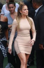 JENNIFER LOPEZ Arrives at American Idol Studio in Hollywood 05/06/2015