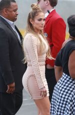 JENNIFER LOPEZ Arrives at American Idol Studio in Hollywood 05/06/2015