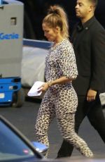 JENNIFER LOPEZ Arrives at American Idol Studios in Hollywood 04/29/2015
