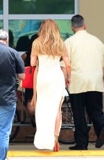 JENNIFER LOPEZ Arrives at Soundcheck for The Billboard Latin Music Awards