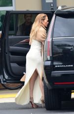 JENNIFER LOPEZ Arrives at Soundcheck for The Billboard Latin Music Awards