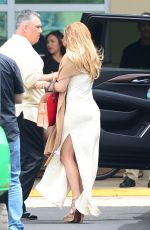 JENNIFER LOPEZ Arrives at Soundcheck for The Billboard Latin Music Awards