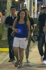 JENNIFER LOPEZ at Quattro Gastronomia Restaurant in Miami