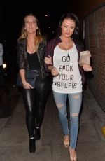 JESS IMPIAZZI Arrives at Inferno Club in London 05/08/2015