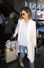 JESSICA ALBA Arrives at LAX Airport in Los Angeles 05/05/2015