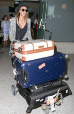 JESSICA ALBA Arrives at LAX Airport in Los Angeles 05/23/2015
