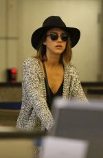 JESSICA ALBA Arrives at LAX Airport in Los Angeles 05/23/2015