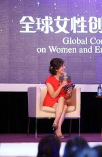 JESSICA ALBA at Gobal Women Entrepreneurs Conference in Hangzhou