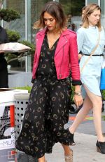 JESSICA ALBA at Melrose Gallery Furniture Showroom in West Hollywood