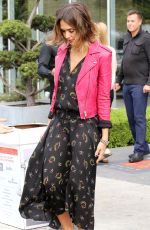 JESSICA ALBA at Melrose Gallery Furniture Showroom in West Hollywood