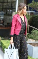 JESSICA ALBA at Melrose Gallery Furniture Showroom in West Hollywood