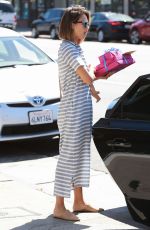 JESSICA ALBA Heading to a Birthday Party in West Hollywood