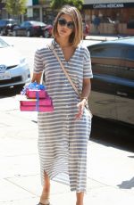 JESSICA ALBA Heading to a Birthday Party in West Hollywood