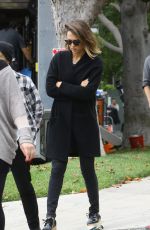 JESSICA ALBA Out and About in Beverly Hills 05/13/2015