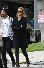 JESSICA ALBA Out and About in Beverly Hills 05/13/2015