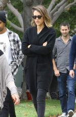 JESSICA ALBA Out and About in Beverly Hills 05/13/2015