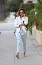 JESSICA ALBA Out in Santa Monica