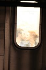 JESSICA CHASTAIN and Gian Luca Passi De Preposulo Out and About in New York 05/02/2015