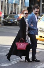 JESSICA CHASTAIN and Gian Luca Passi De Preposulo Out and About in New York 05/02/2015