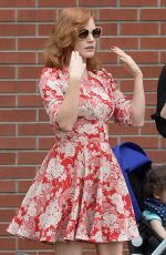 JESSICA CHASTAIN Out and About in NEw York 05/05/2015