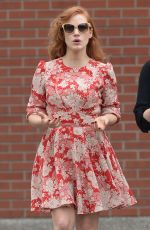 JESSICA CHASTAIN Out and About in NEw York 05/05/2015