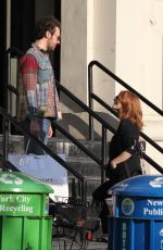 JESSICA CHASTION Out and About in Soho 05/03/2015