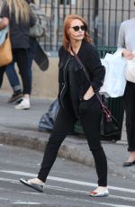 JESSICA CHASTION Out and About in Soho 05/03/2015