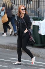 JESSICA CHASTION Out and About in Soho 05/03/2015