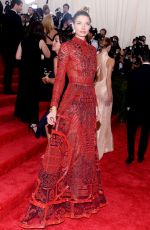 JESSICA HART at MET Gala 2015 in New York