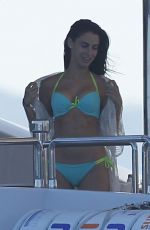 JESSICA LOWNDES in Bikini at a Boat in Cannes 05/18/2015