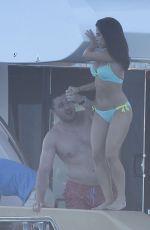 JESSICA LOWNDES in Bikini at a Boat in Cannes 05/18/2015