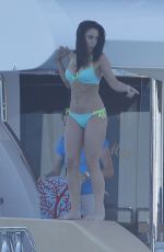 JESSICA LOWNDES in Bikini at a Boat in Cannes 05/18/2015