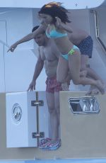 JESSICA LOWNDES in Bikini at a Boat in Cannes 05/18/2015