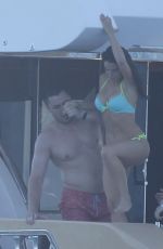 JESSICA LOWNDES in Bikini at a Boat in Cannes 05/18/2015