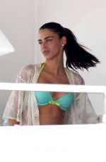 JESSICA LOWNDES in Bikini Top Out and About in Cannes