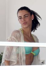 JESSICA LOWNDES in Bikini Top Out and About in Cannes