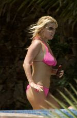 JESSICA SIMPSON in Bikini at a Pool 06/11/2006