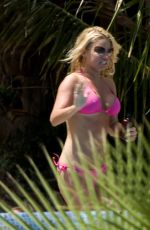 JESSICA SIMPSON in Bikini at a Pool 06/11/2006