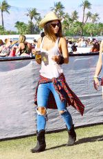 JESSICA SZOHR at Stagecoach Country Music Festival in Indio