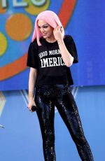 JESSIE J Performs at Good Morning Ameica in New York